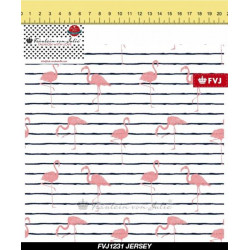 Jersey - Frl. von Julie Flamingo gestreift